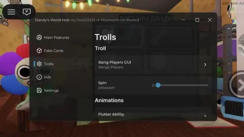 Скрипт на Мир Денди в Roblox [Дельта, Без Ключа]