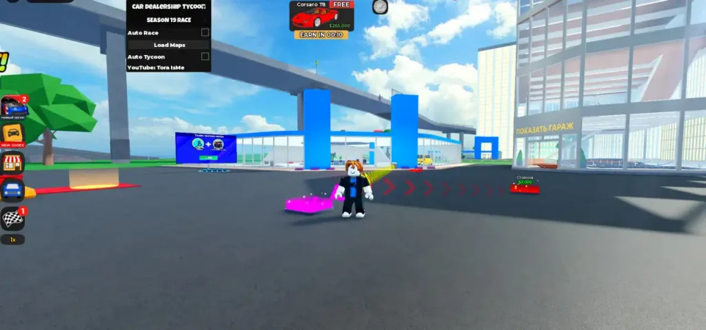 Чит на Car Dealership Tycoon в Роблокс Без Ключа