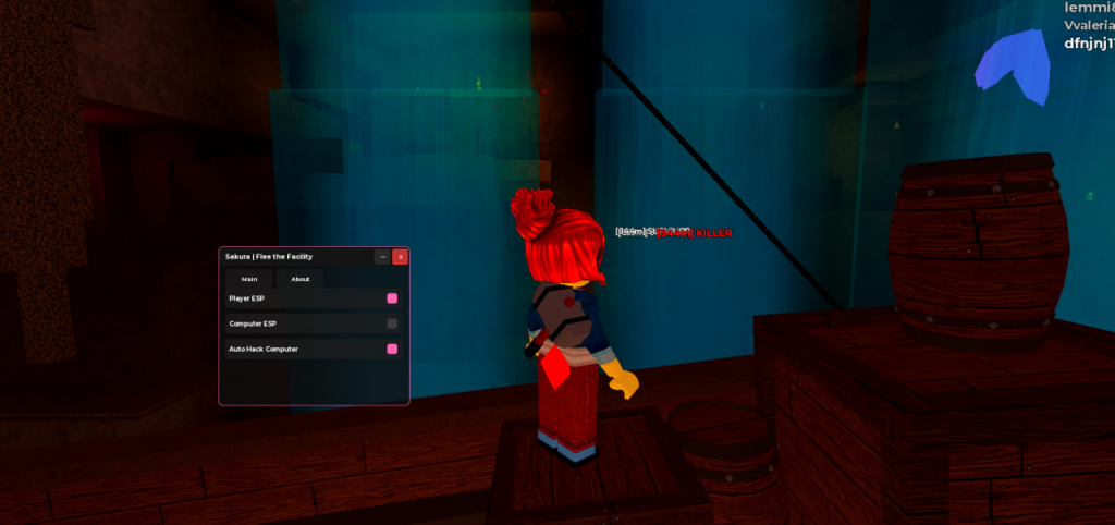 Скрипт на Покиньте объектв Roblox без ключа — Nezuko Hub