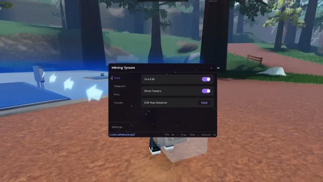 Скрипт на Ultimate Mining Tycoon в Roblox Без Ключа [ESP, Auto Sell, Teleports]