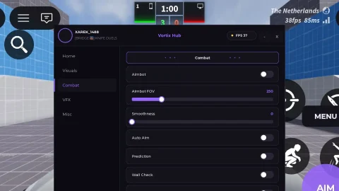 Скрипт на Knife Arena в Roblox Без Ключа [Aimbot, ESP, VFX]