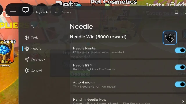 Скрипт на Search For The Needle в Roblox Без Ключа [ESP, Auto Hand-In]