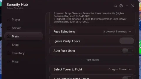 Скрипт на Anime Dice в Roblox Без Ключа [Auto Farm, Auto Fuse]
